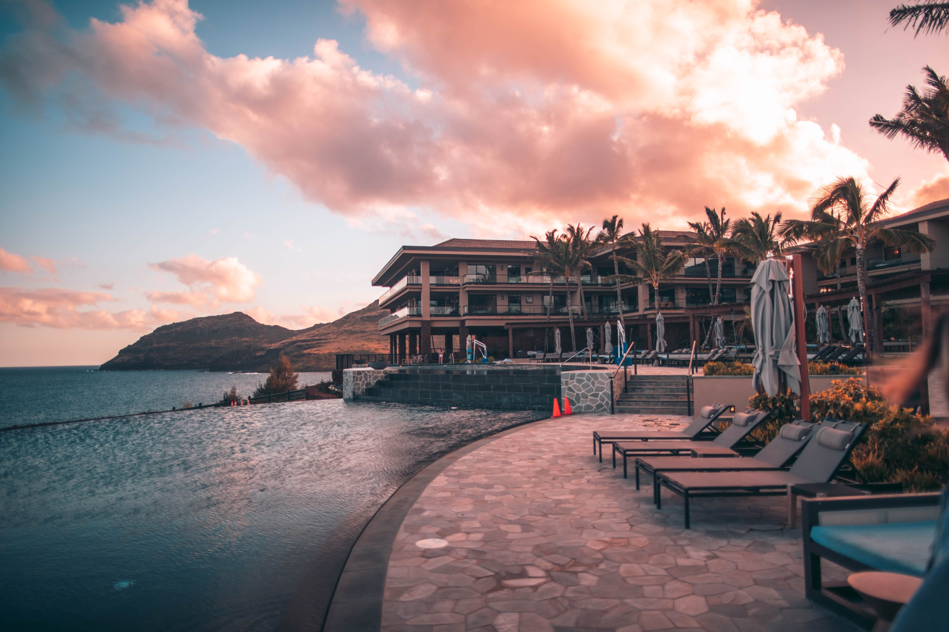 Tropical vacation resort
